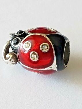 Brighton Red and Black Ladybug Charm